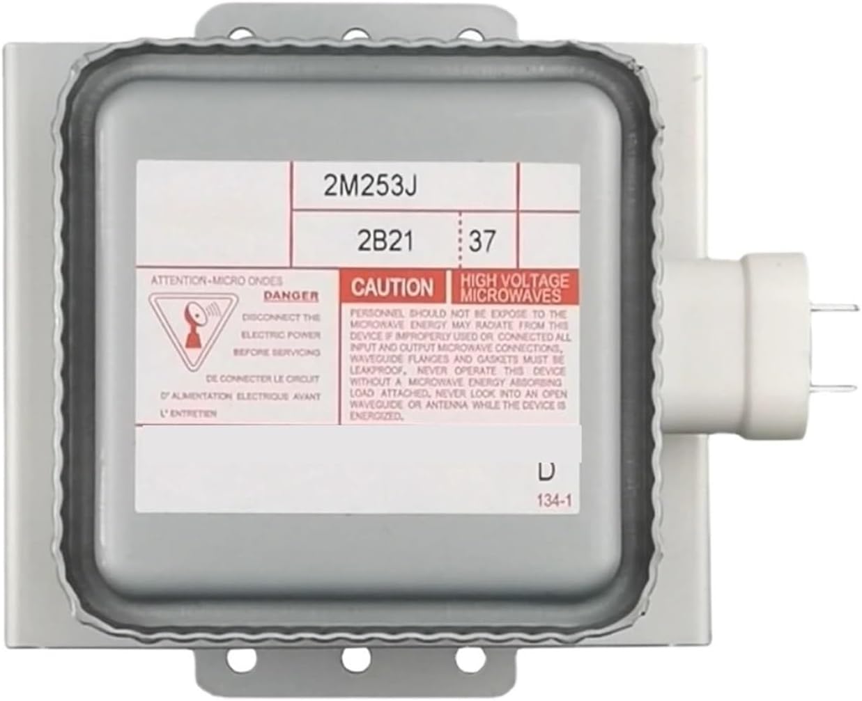 For Microwave Oven Air-Cooled Magnetron 2M253J Short 95MM Industrial Replacement Parts