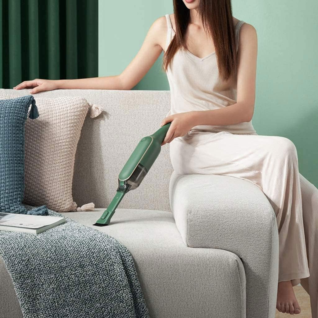 Handheld Vacuum Cordless,Handheld Cleaner Car Powerful Quickly Recharge Portable Mini for Home Car Pets Cleaning Wet Dry Household Cordless for Sofa Carpet Bed Car Cleaning(A)