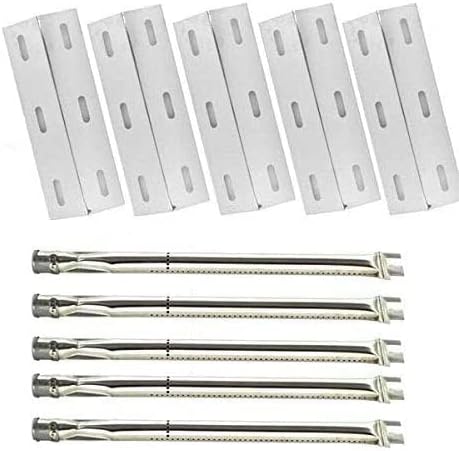 Repair Kit for Ducane 30400041, S3200, 30400046, Gas Grill Includes 5 Stainless Burners and 5 Stainless Heat Plates