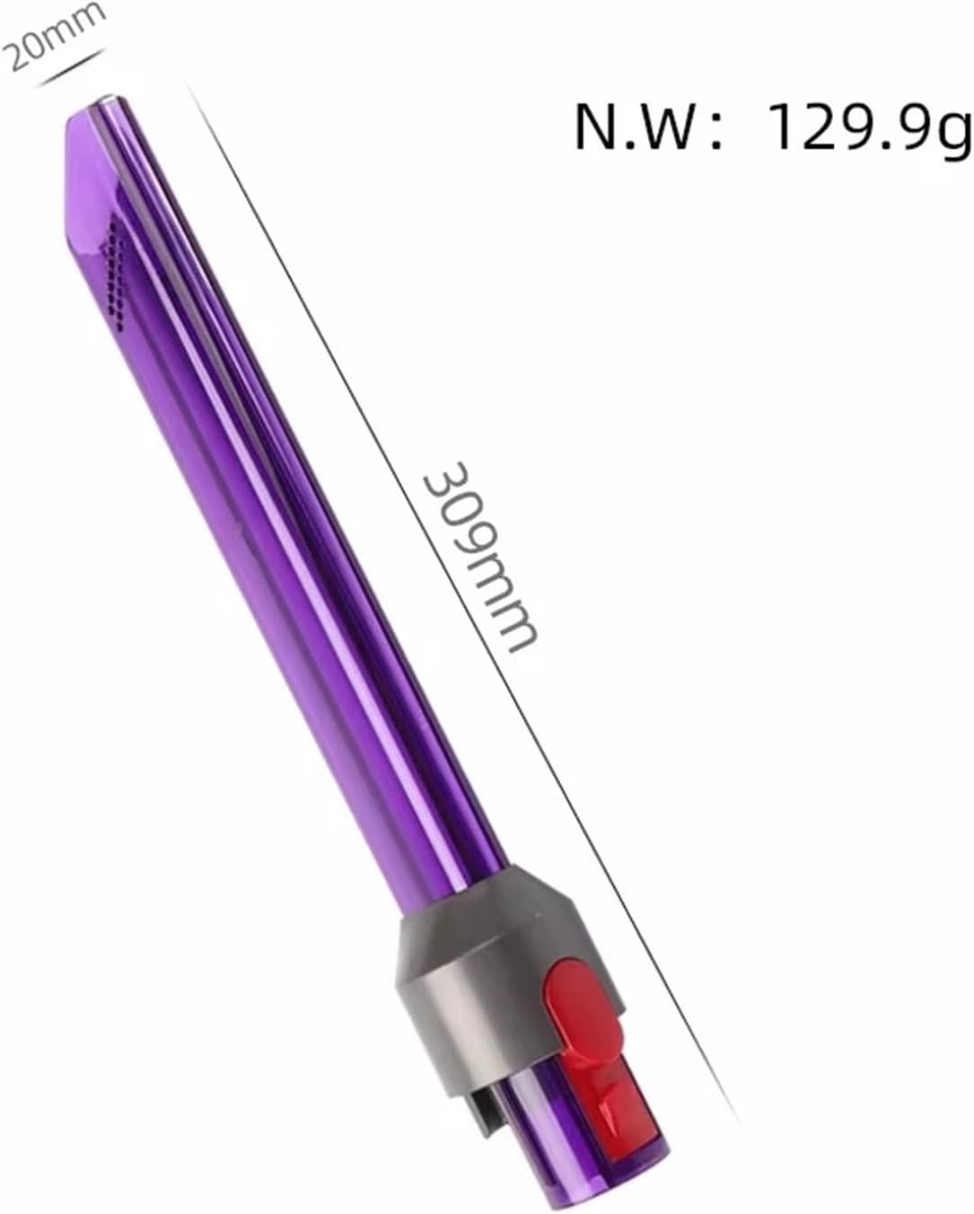 Accessories，Compatible for Dyson Led Light Pipe Crevice Tool Replacement V15 V11 / Cyclone V10 / V7 / V8 Vacuum Cleaner Spare Parts Accessories