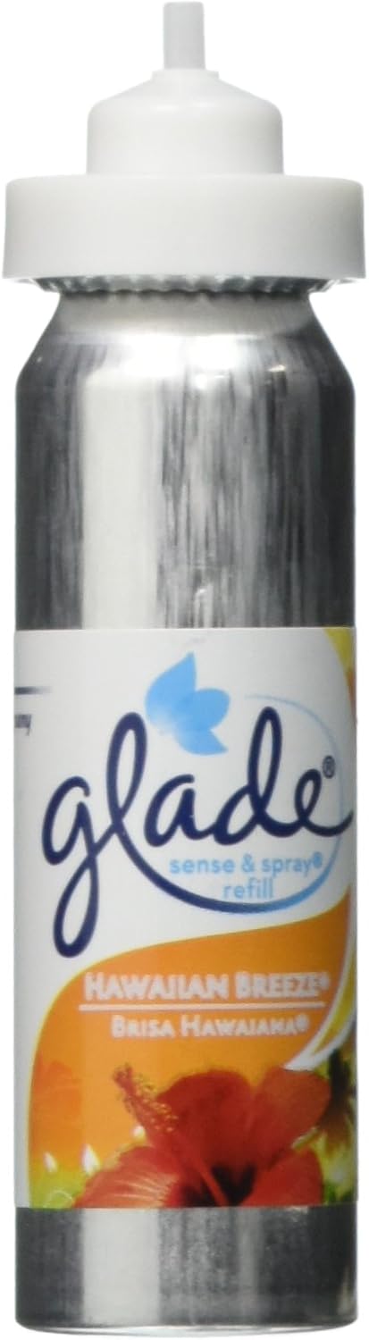 Glade Sense & Spray Automatic Air Freshener Refill, Hawaiian Breeze, 2 Ct, 0.86 oz
