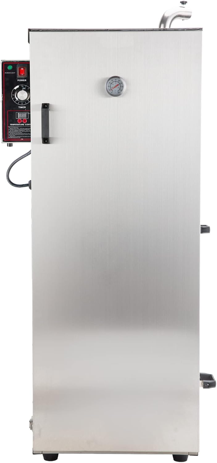 HAKKA Commercial Electric Smoker, Vertical Smoke Oven 8 Racks for BBQ Grill Outdoor Indoor Home Cooking Pastrami, Sausage, Bacon, Smoked Chicken, Smoked Pork (DSH-S50B)