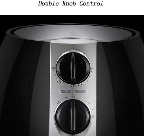 oven mini oven air fryer oven Small Air Fryer, Air Fryer for Home Use 4.5L French Household Multifunctional Oil Free Oveny Low Fat Cooking Double Knob Temperature Time Control Small Air Fryer Oven,