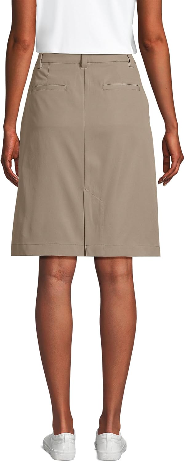 Lands' End School Uniform Women's Chino Skirt with Shorts Underneath – 23