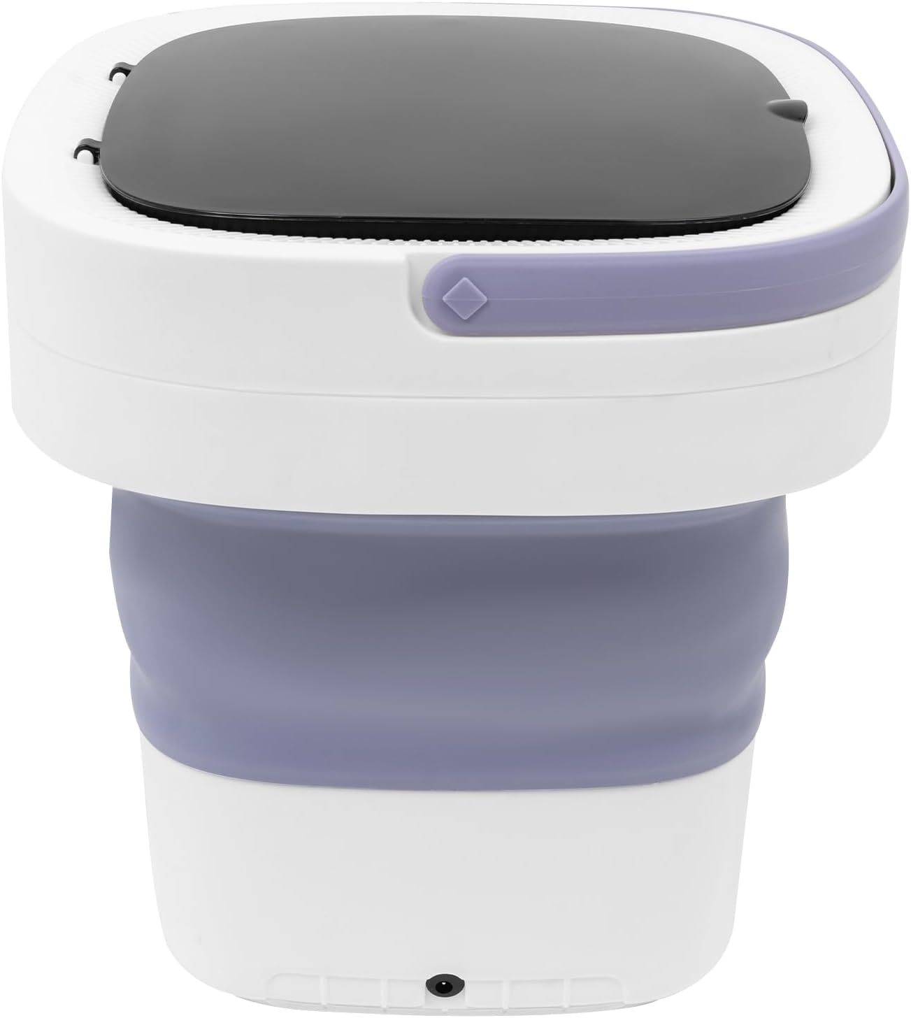 Portable Washing Machine 12l,Mini Washer,Large Capacity Folding,Simulated Handwashing Wheel Design/Blue Light Function For Deep Cleaning Of Underwear & Baby Clothing. (Purple)