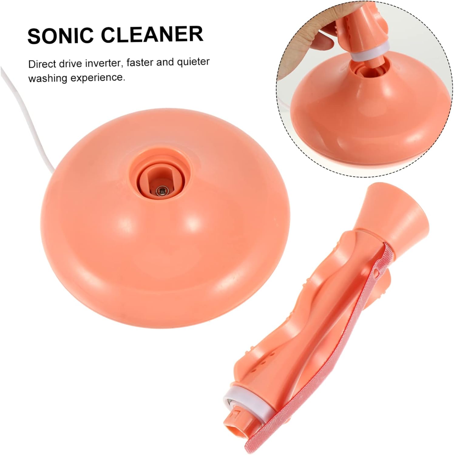 Veemoon 360degree Portable Turbine Washer High-efficiency Laundry Tool for Travel Compact for Clothes Deep Cleaning Washing Supplies for Rvs and