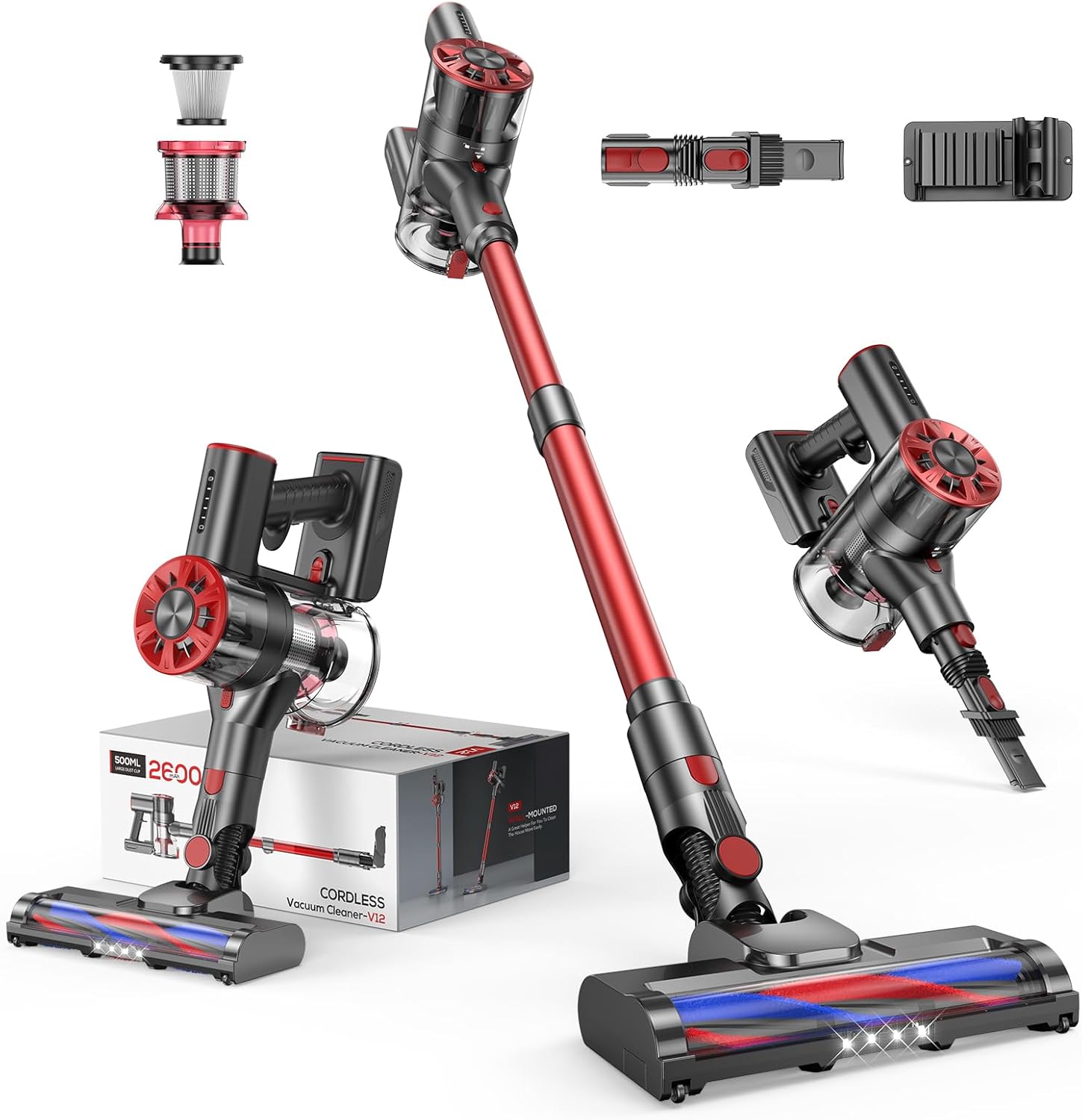 Home Rechargeable Stick Vacuum Cleaner Light Weight