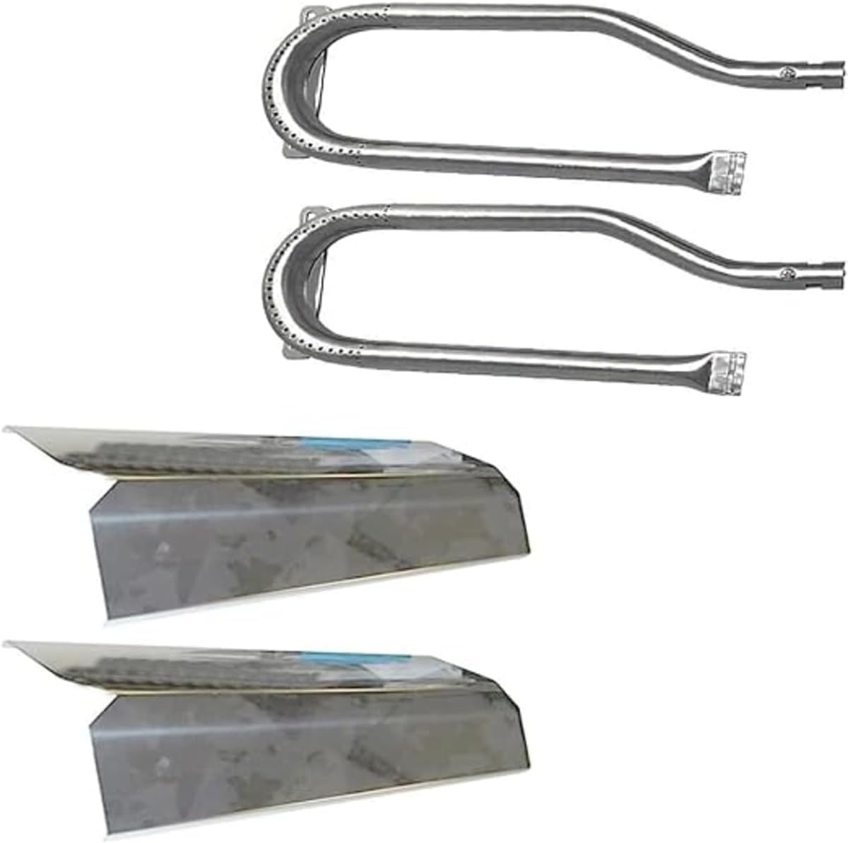 Stainless Steel Burners and Heat Plates for and BBQ Grills