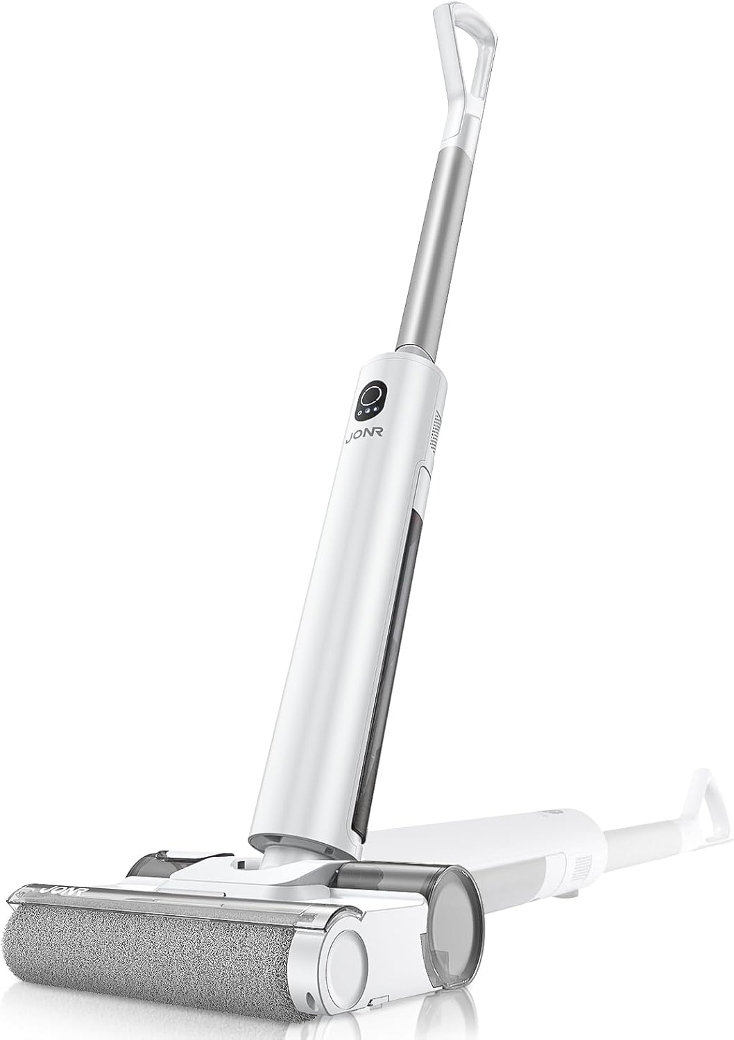 JONR S20 Pro FlexReach Wet Dry Vacuum Cleaner, 180° Lie-Flat Cordless Vacuum Mop All-in-One for Hard Floors, Floor Cleaner Machine with Self Propelled, 0.1Inch Edge Cleaning, One-Step Cleaning, White