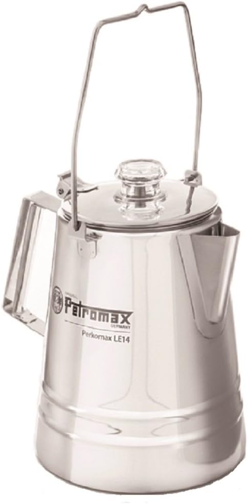 PETROMAX 12890 Outdoor Camping Percolator, Stainless Steel, 6.3 gal (21 L)