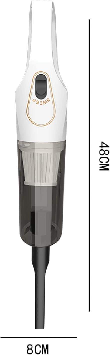 Portable Car Vacuum Cleaner Cordless Handheld Vacuum Light Weight Mini Desk Cleaner for Computer, Keyboard, Car, Home and Office Cleaning,White