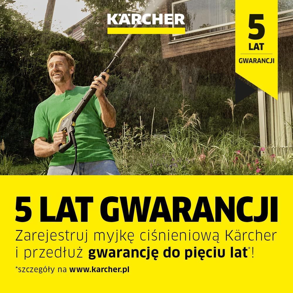 Kärcher K 2 Power Control Home Pressure Washer, Pressure: max. 110 bar, Flow Rate: 360 l/h, Surface: 20 m²/h, Water Filter, Weight: 4 kg, High Pressure Gun, Rotabuse, Lance, Home Kit