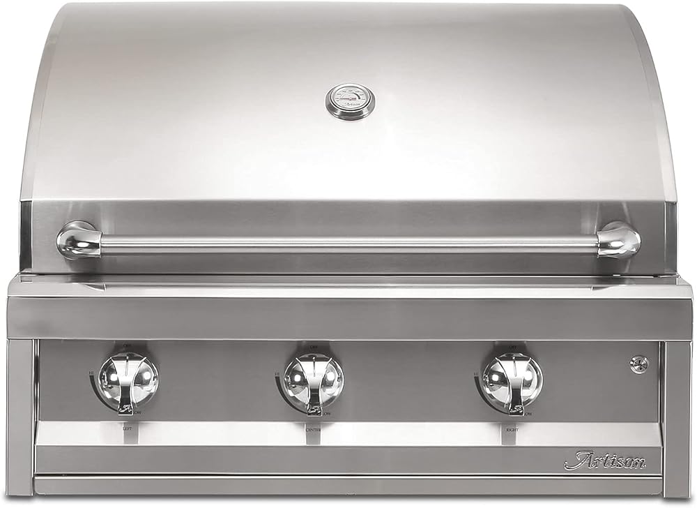 Artisan American Eagle Series 32-Inch Built-In Gas Grill with Infrared Sear Zone, Propane (AAEP-32-LP-ART-ISB)