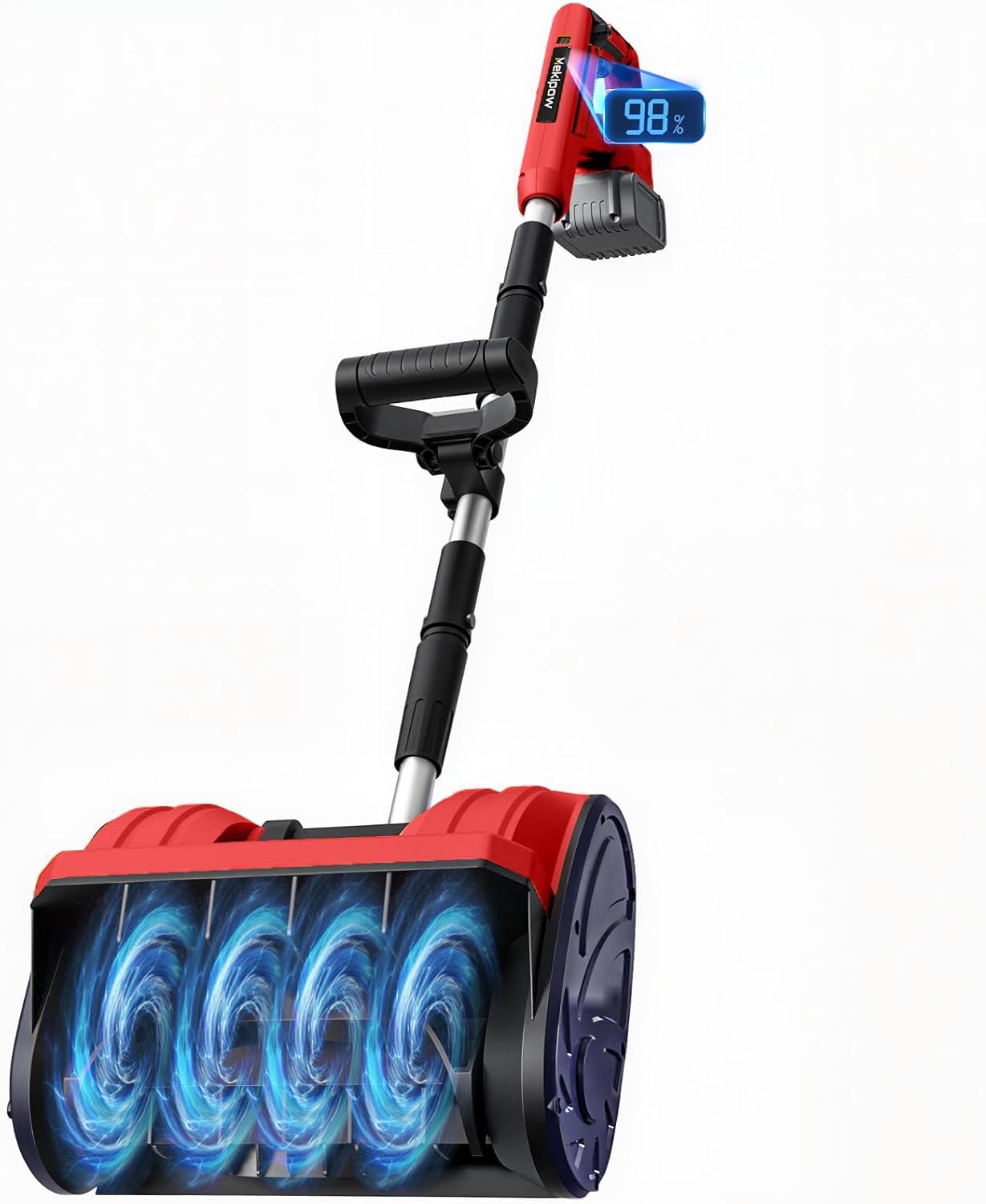 Cordless Snow Shovel Compatible for Milwaukee 18V Battery with Brushless Motor, 12'' Cordless Snow Blower, Electric Snow Thrower, 6.2