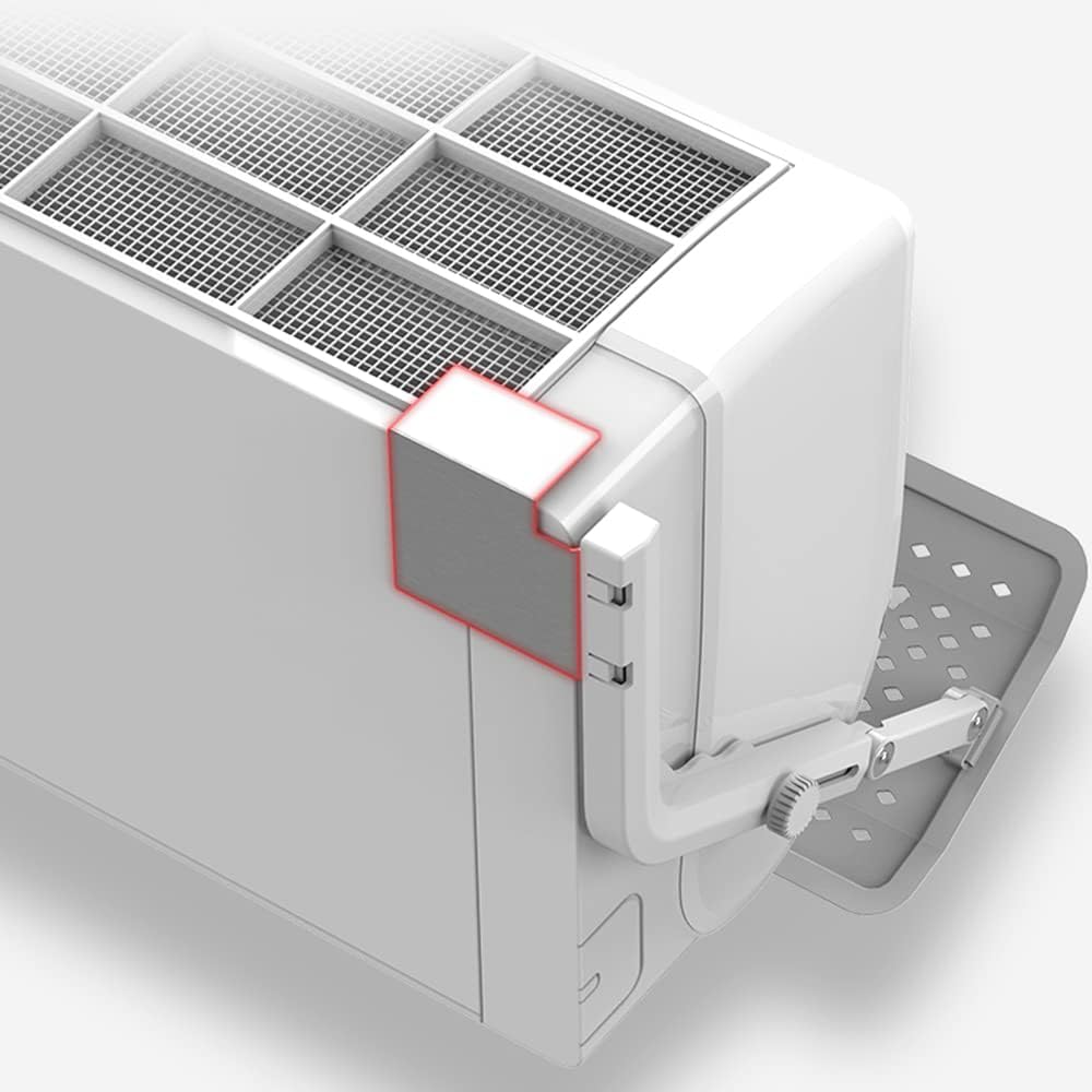 Wall-Mounted Air Conditioner Outlet Transfer Windshield Windbreaker Wall-Mounted Air-Conditioning Air Baffle for Home, Floor, Wall