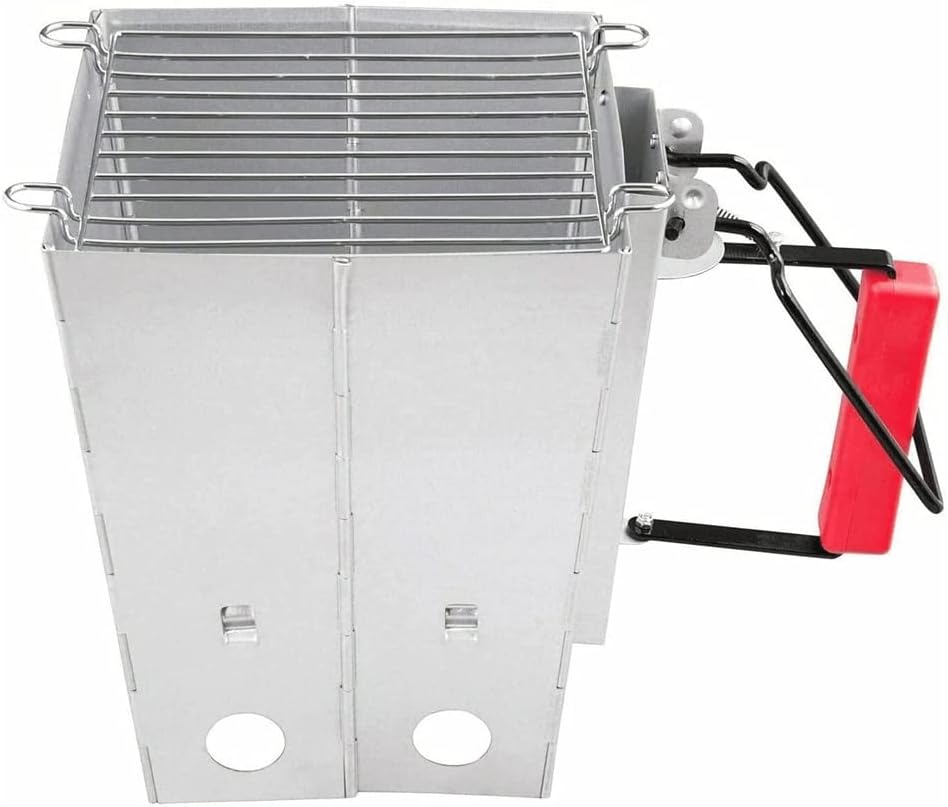 Collapsible Charcoal Chimney Starter - Charcoal Starter for Camping Stoves - Outdoor Cooking Tools & Accessories - Emergency Preparedness Camping Tool