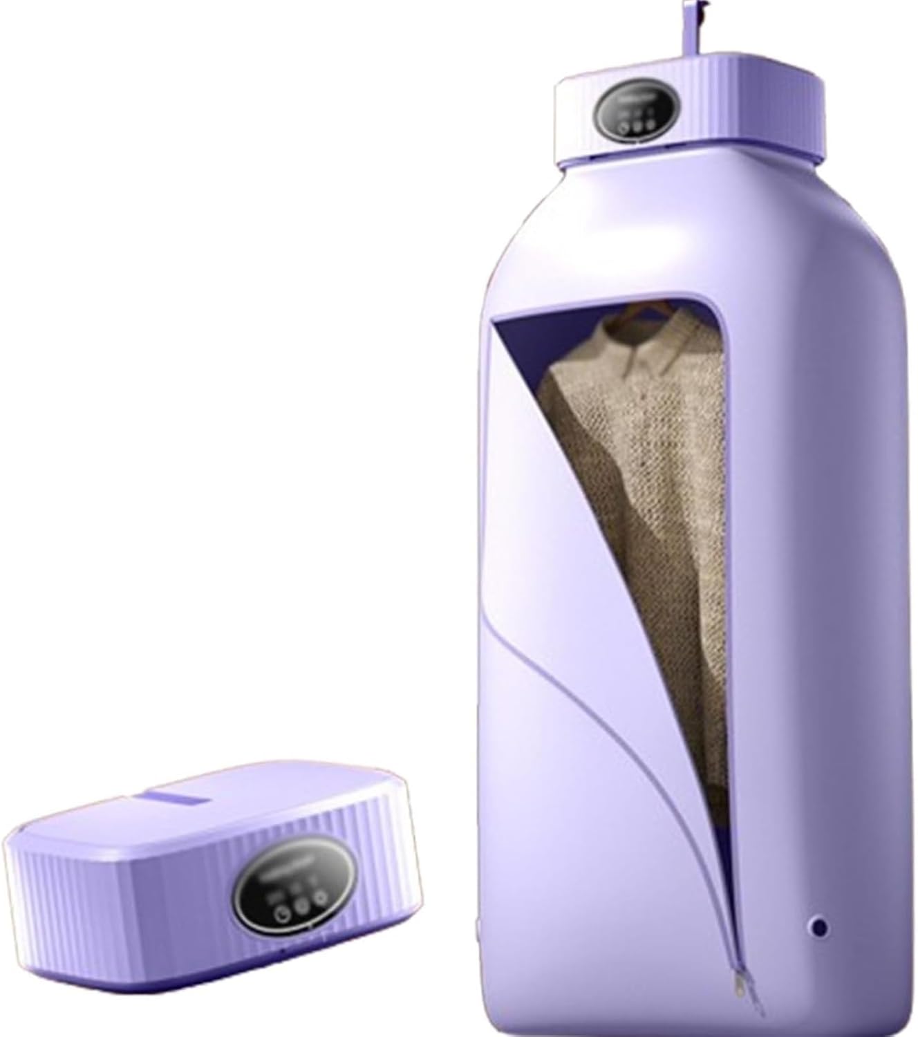 Hanging Garment Steamer Garment Hanger for Steaming Clothes Automatic Ironing Machine Collapsible Automatic clothes dryers(Purple)