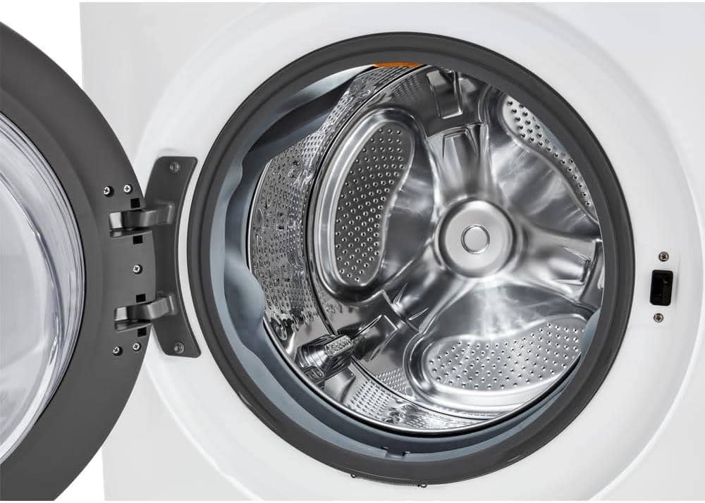 LG WashTower Stacked Smart Laundry Center 4.5 Cu.Ft. Front Load Washer & 7.4 Cu.Ft. Gas Dryer in White WKG101HWA