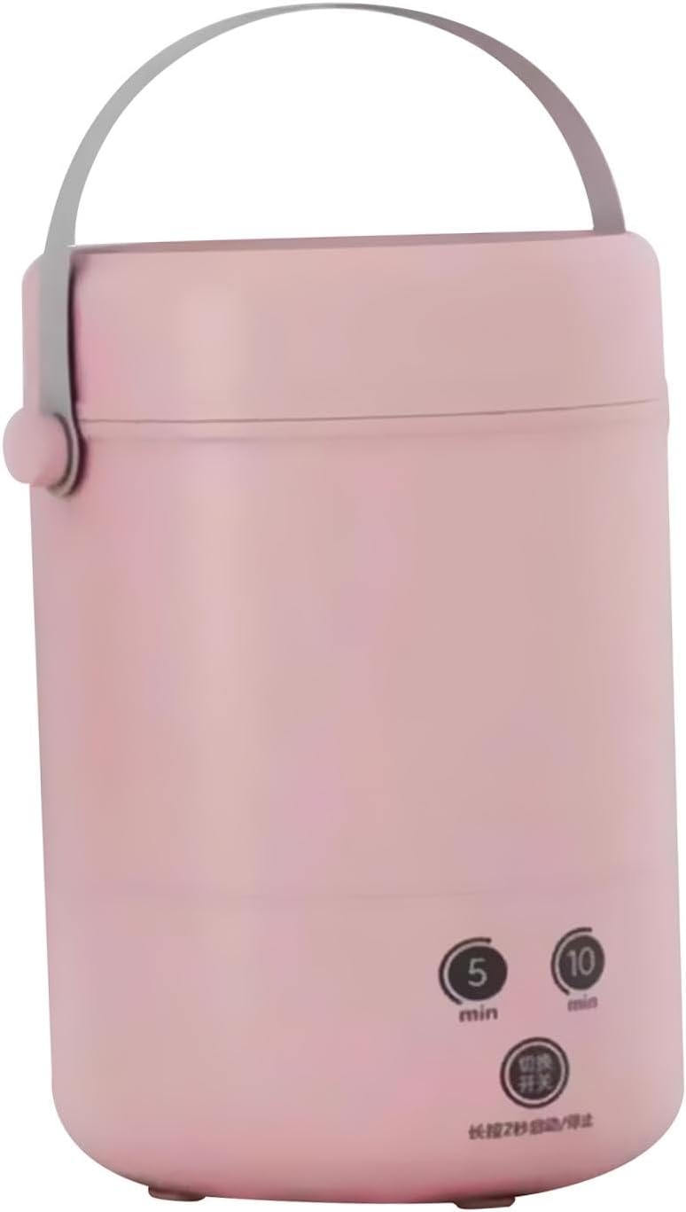 Mini Washing Machine Bucket Washer Portable Space Saving Washer for Clothing, Underwear for Apartment Personal Dormitory, pink