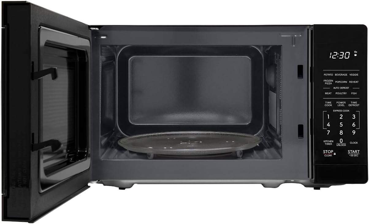 SHARP Compact Countertop Microwave Oven with Removable 10