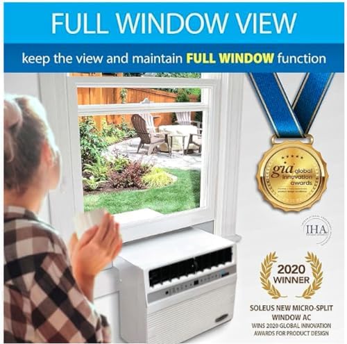 Soleus Air 12,000 BTU Window Air Conditioner with 10,000 BTU Heater, Cooling, 115 Volts, 12.5