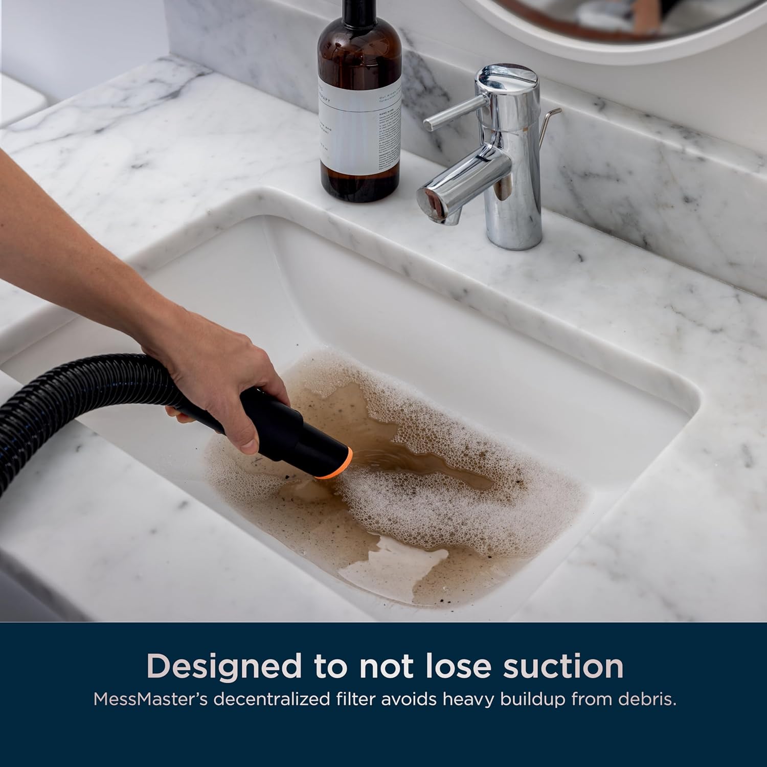 Shark MessMaster Portable Wet Dry Vacuum, 1 Gallon Capacity, True Grip Accessory Suite, Corded, Perfect for Pets & Cars, Ultra-Powerful Suction for Tough Wet & Dry Messes, Burgundy, UV105