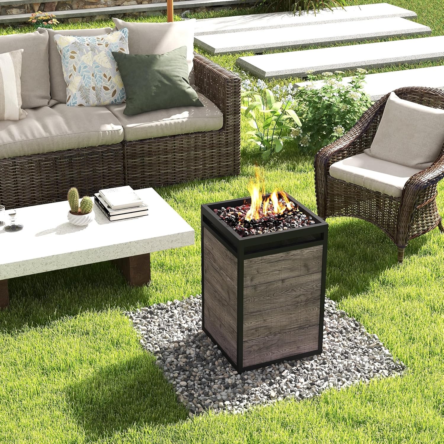 Afterglow Terrafab Grey Panels with Steel Frame 16