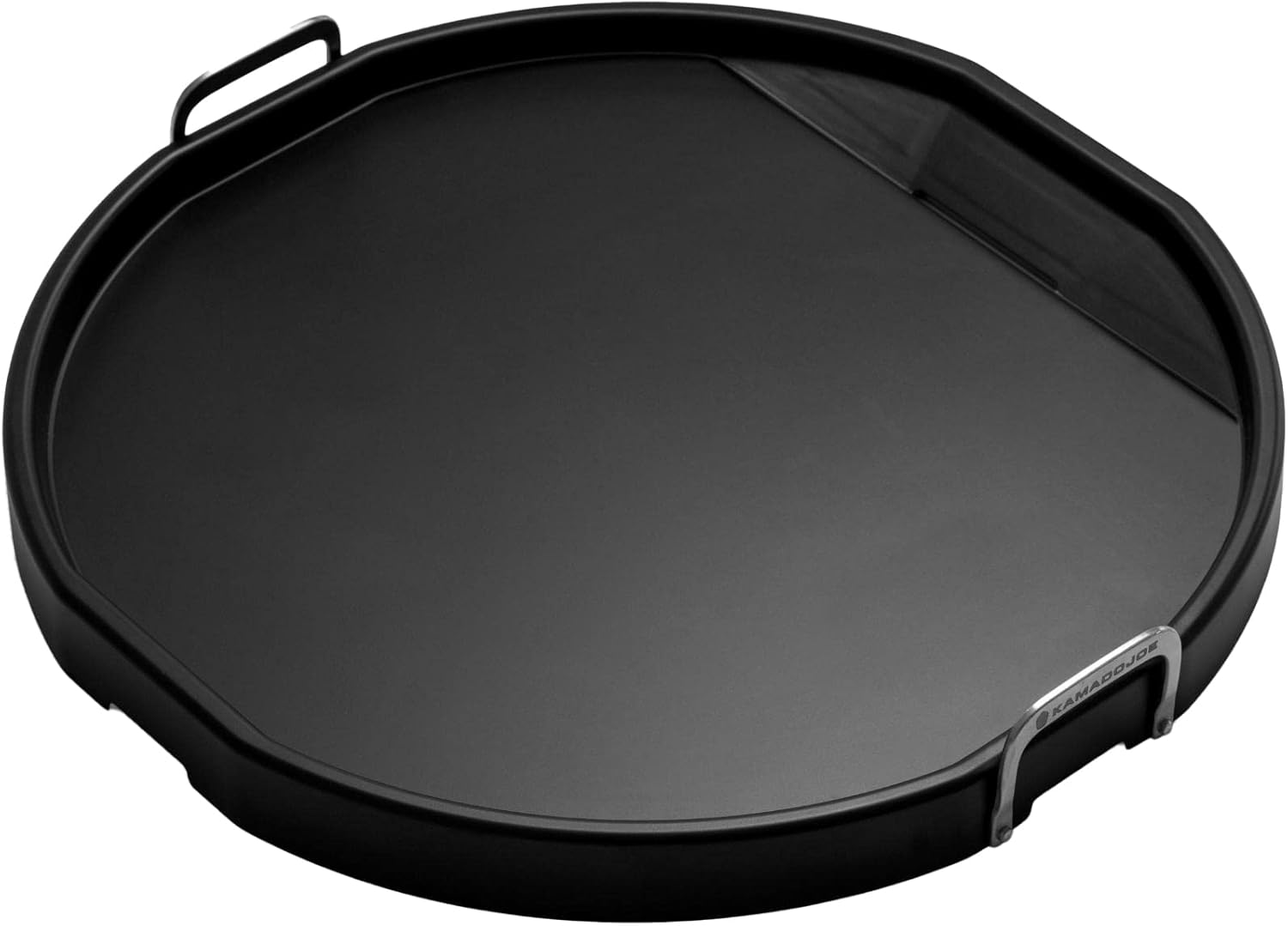 Kamado Joe Karbon Steel Pre-Seasoned Carbon Steel Non-Stick Flat-Top Griddle with Stainless Steel Handles for Big Joe 24-inch Charcoal Grill and Smokers, Model KJ15094622