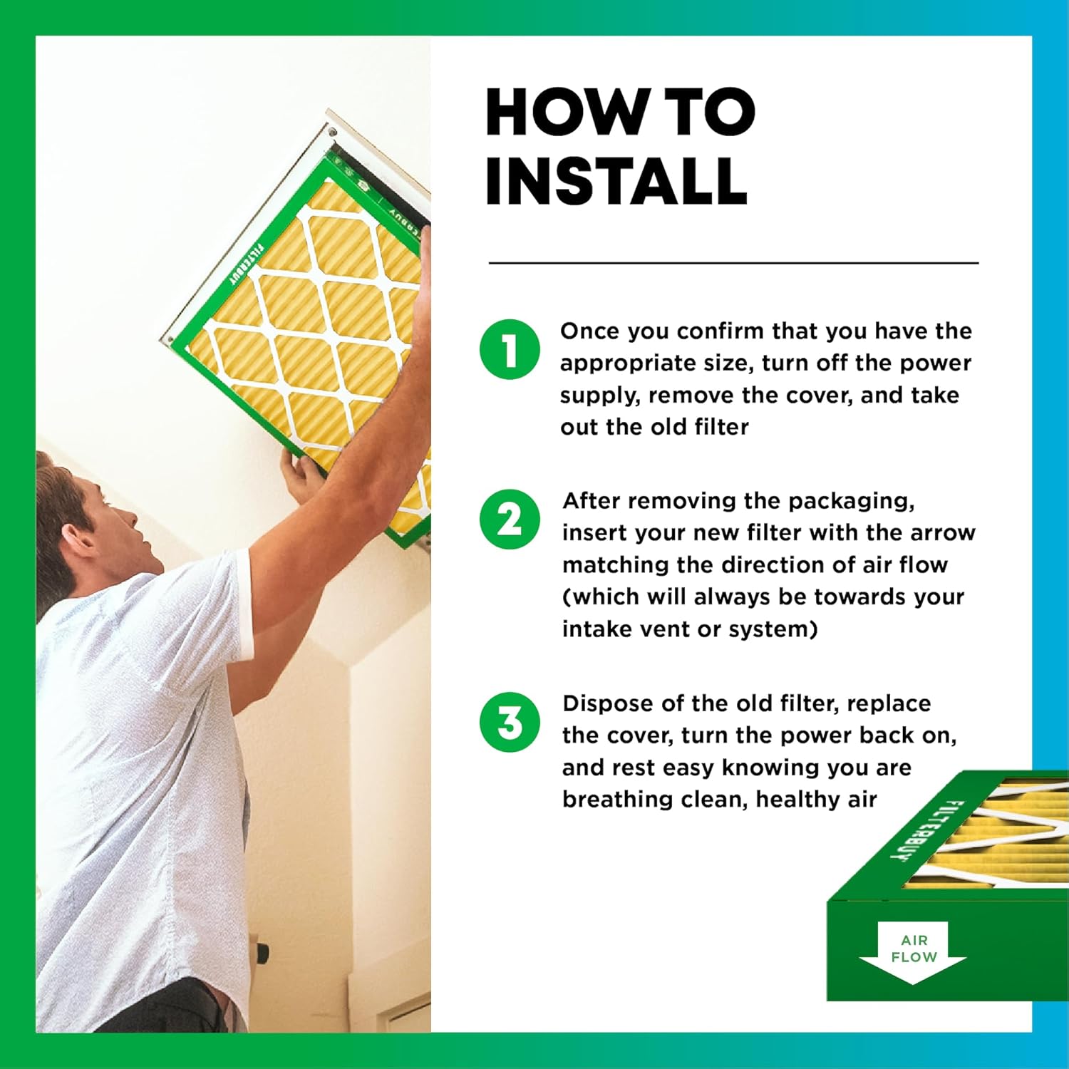 Filterbuy 30x32x2 Air Filter MERV 11 Superior Pet & Allergy Defense (6-Pack), Electrostatic Pleated HVAC AC Furnace Filters Replacement, Made in USA (Actual Size: 30.00 x 32.00 x 1.75)