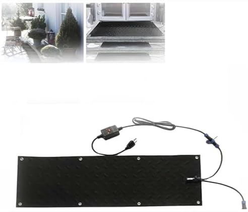 Heated Snow Melting Mats for Stairs - Ideal for Outdoor Steps, Doorways, Walkways, and Driveways with 2 in/h Melting Speed, 1 Piece-10 * 48in