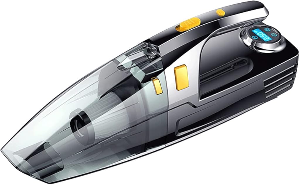 Car Vacuum Cleaner - LED Light, Vacuum Handheld, 5500PA Power Vacuum Cleaner Wet/Dry Noise Reduction Portable Vacuum Cleaner Quick Charge Household and Car Vacuum Cleaner