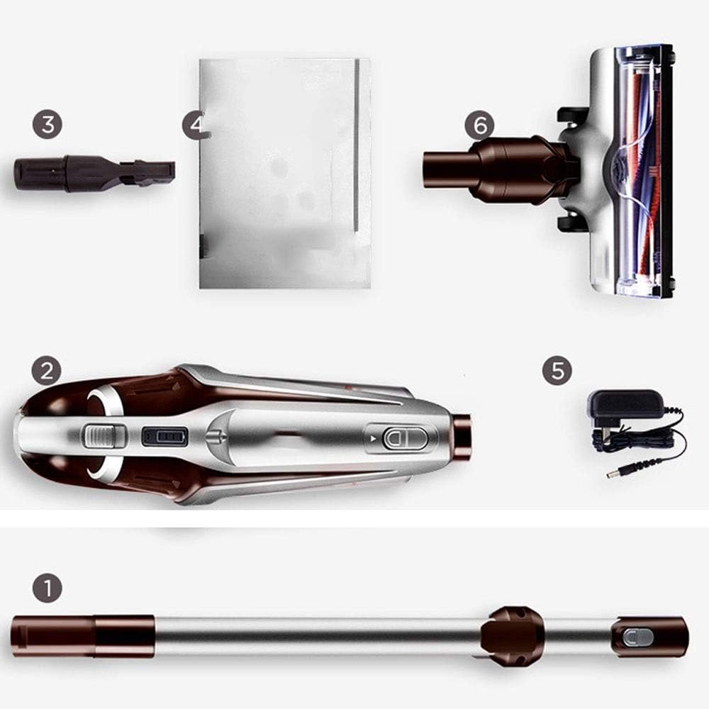 Vacuum Cleaners Handheld Vacuum Cleaner, for Home Hard Floor Carpet Lightweight Power Strong Suction Powered Brushes Cordless Stick Vacuum