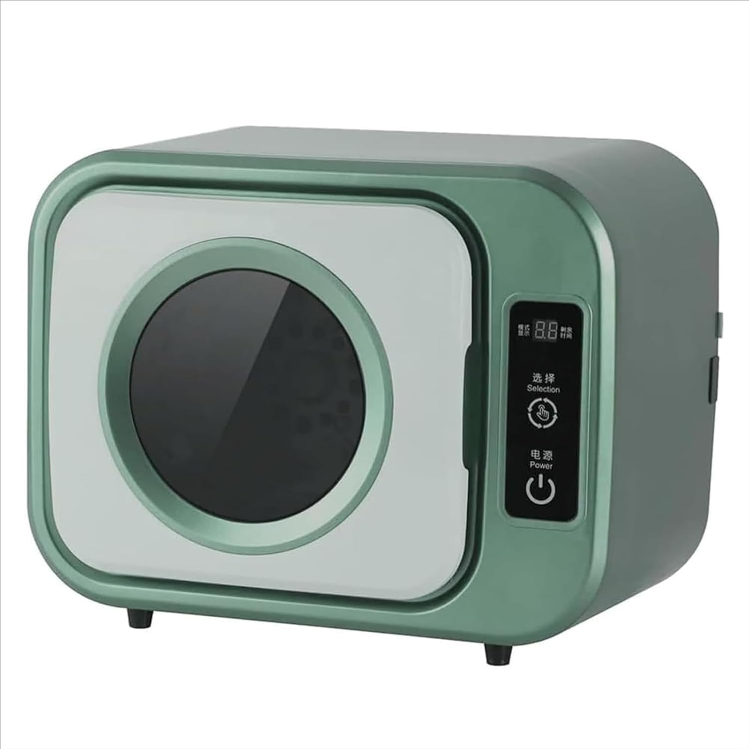 Portabl Tumble Dryer, Electric Clothes Dryer, 3 Gear Adjustment, 3D Quick Drying In 30 Minutes, Dry Clothes Capacity 1kg, with Stainless Steel Tub, for Apartment, Home, Dorm