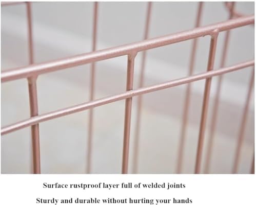 Rolling Laundry Basket, Laundry Basket Iron Wire Laundry Basket w/Rolling Wheels Slim Narrow Laundry Hamper w/Detachable Liner & Handles Space-Saving Dirty Laundry Cart Sorter (GOL