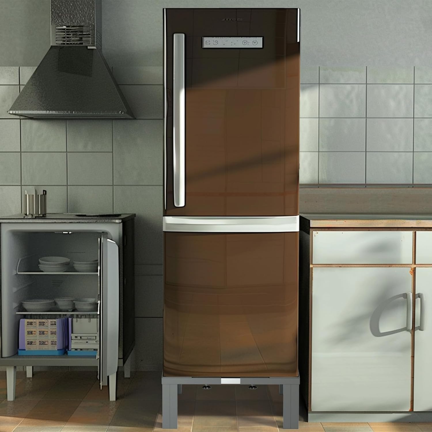 I'Ezonk Full size Heavy duty all steel Laundry Pedestal, 16