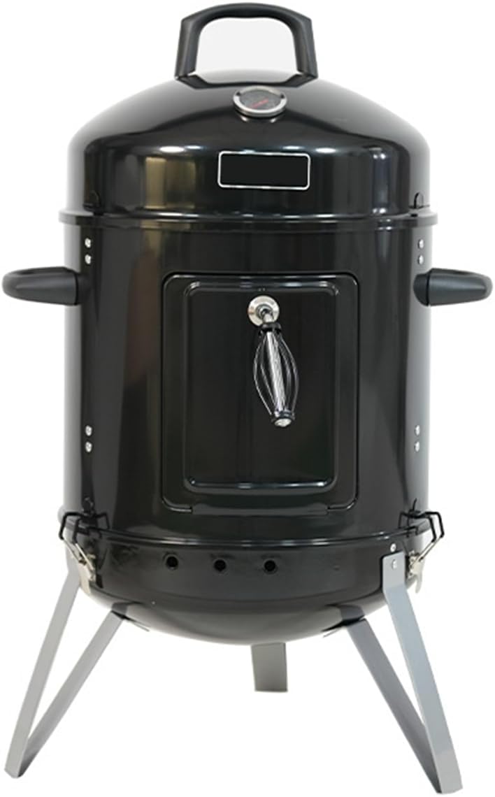 Multi-Function Charcoal Grill, the perfect outdoor BBQ tool for delicious meals. Ideal for backyard use and camping. Portable charcoal grill. (23-inch single door)