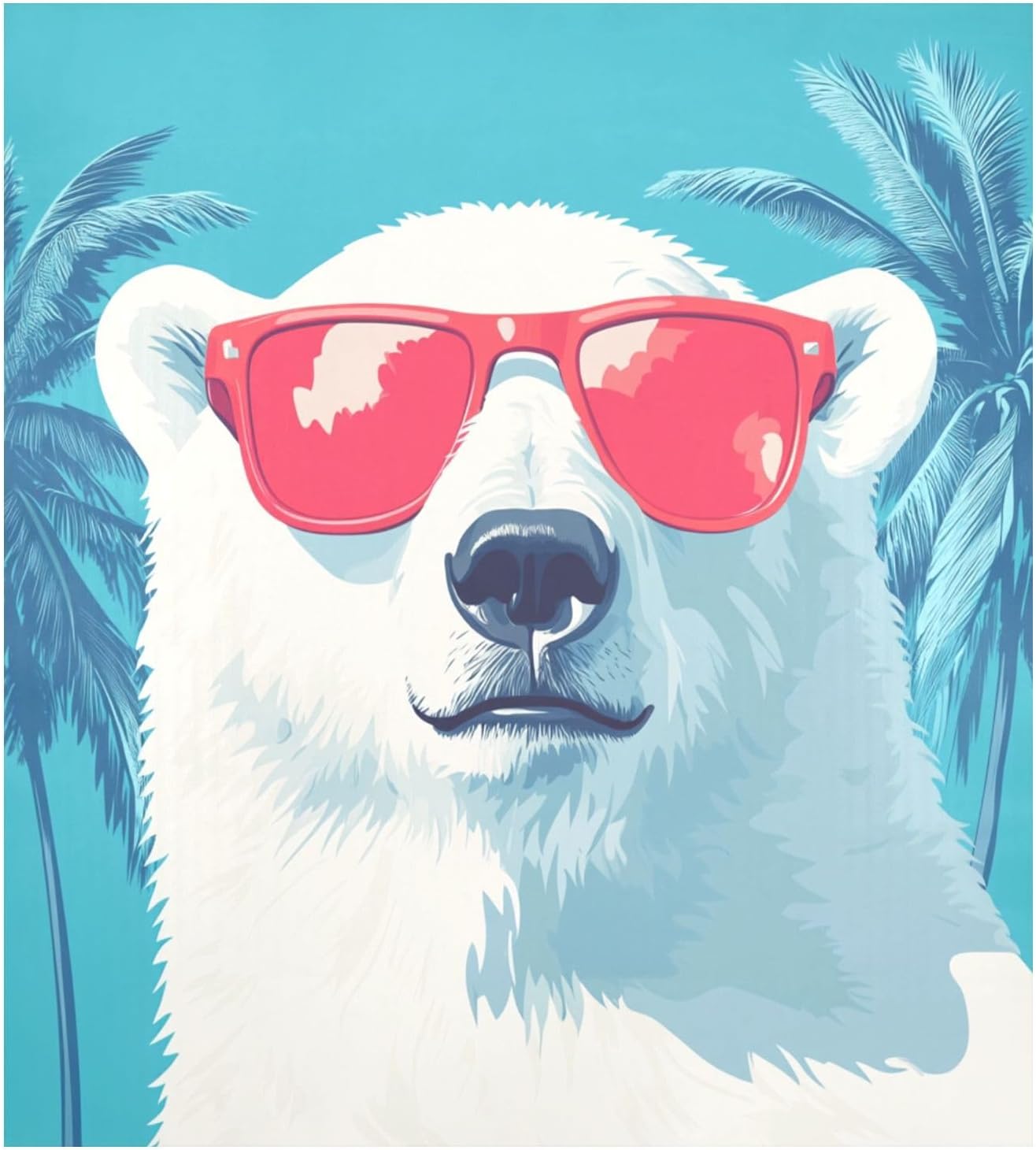 Dishwasher Magnet Cover Large Magnetic Stickers Polar Bear Illustration Front Dishwasher Cover Reusable Decal for Home Kitchen Anti-Scratch Refrigerator Decorative Lid Washing Machine Laundry 23