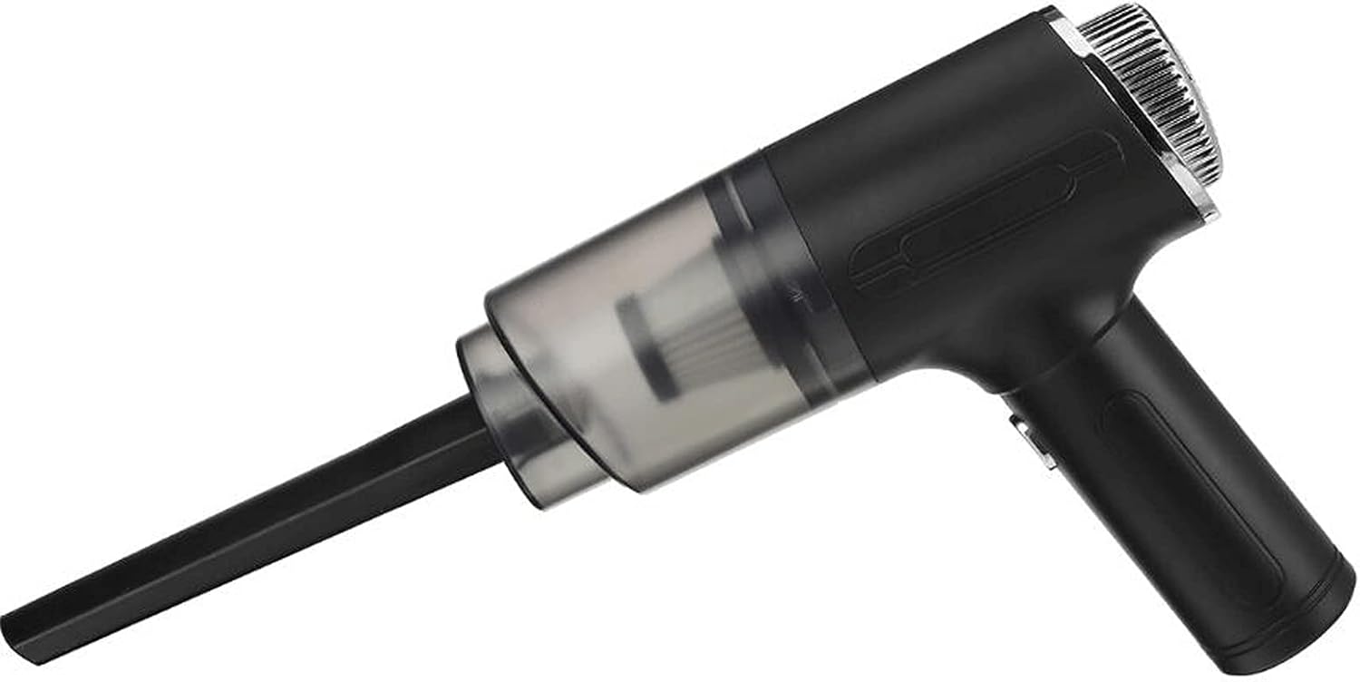 Hand held Vacuum Car Vacuum Cleaner Portable with Handheld Vacuum Cleaner Car Household (Color : Black)