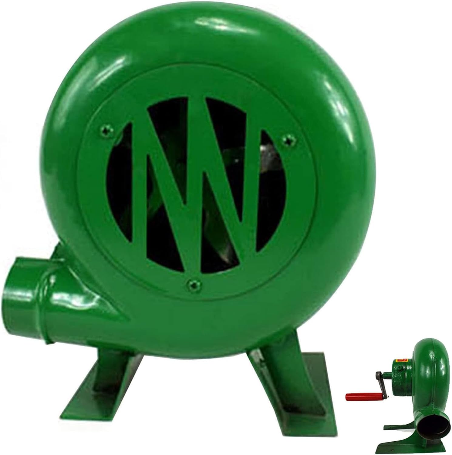 Hand Crank Blacksmithing Forge Blower Popcorn Fan With Duct Cooking Heavy Duty Manual Forge Blower Portable Grill Fire Starter Flame Exciter For Coal Forges/barbeque/hiking(Size:350W,Color:One Color)