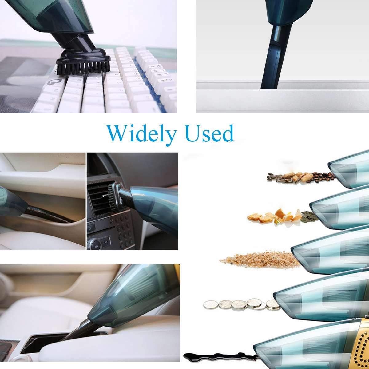 120W Handheld Vacuum Cordless Powerful Suction Portable Rechargeable Vacuum Cleaner Quick Charge for Car Home Pet Hair