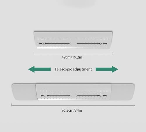 Central air Conditioning Deflector 4 pcs for Schools Offices Hotels Restaurants Hospitals Air Conditioner Adjustable Wind Deflector Baffle