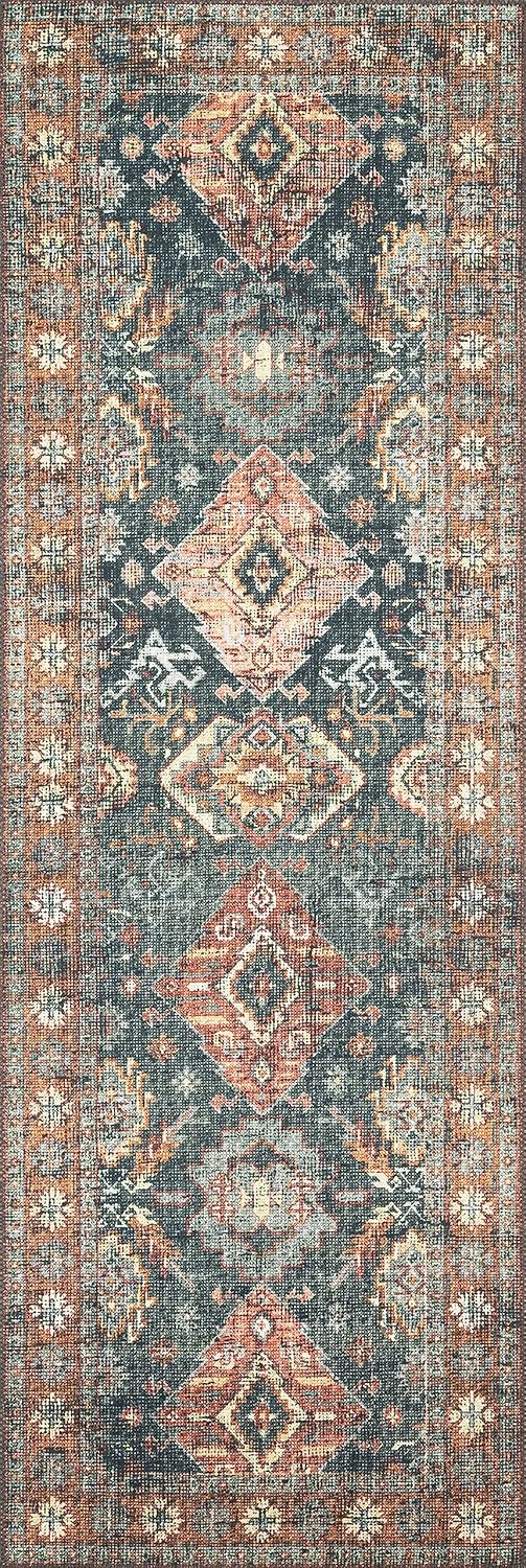 Loloi II Skye Collection SKY-10 Sea/Rust 2'-6