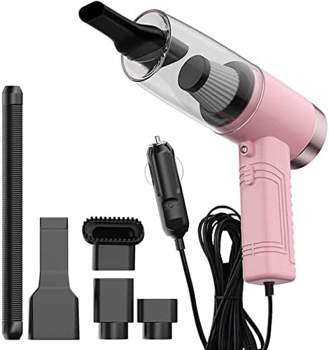 Portable Car Vacuum Cleaner High Suction Handheld for Car Wet and Dry Dual-Use Vacuum Cleaner Rechargeable Mini Vacuum Cleaner(Color:A)