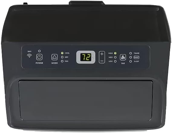 Hisense Portable Air Conditioner 10000-BTU 115-Volt WiFi Dehumidifier and Fan Compatible with Alexa and Google Assistant Cools up to 450-Sq Ft, AP1022CW1G (Renewed)