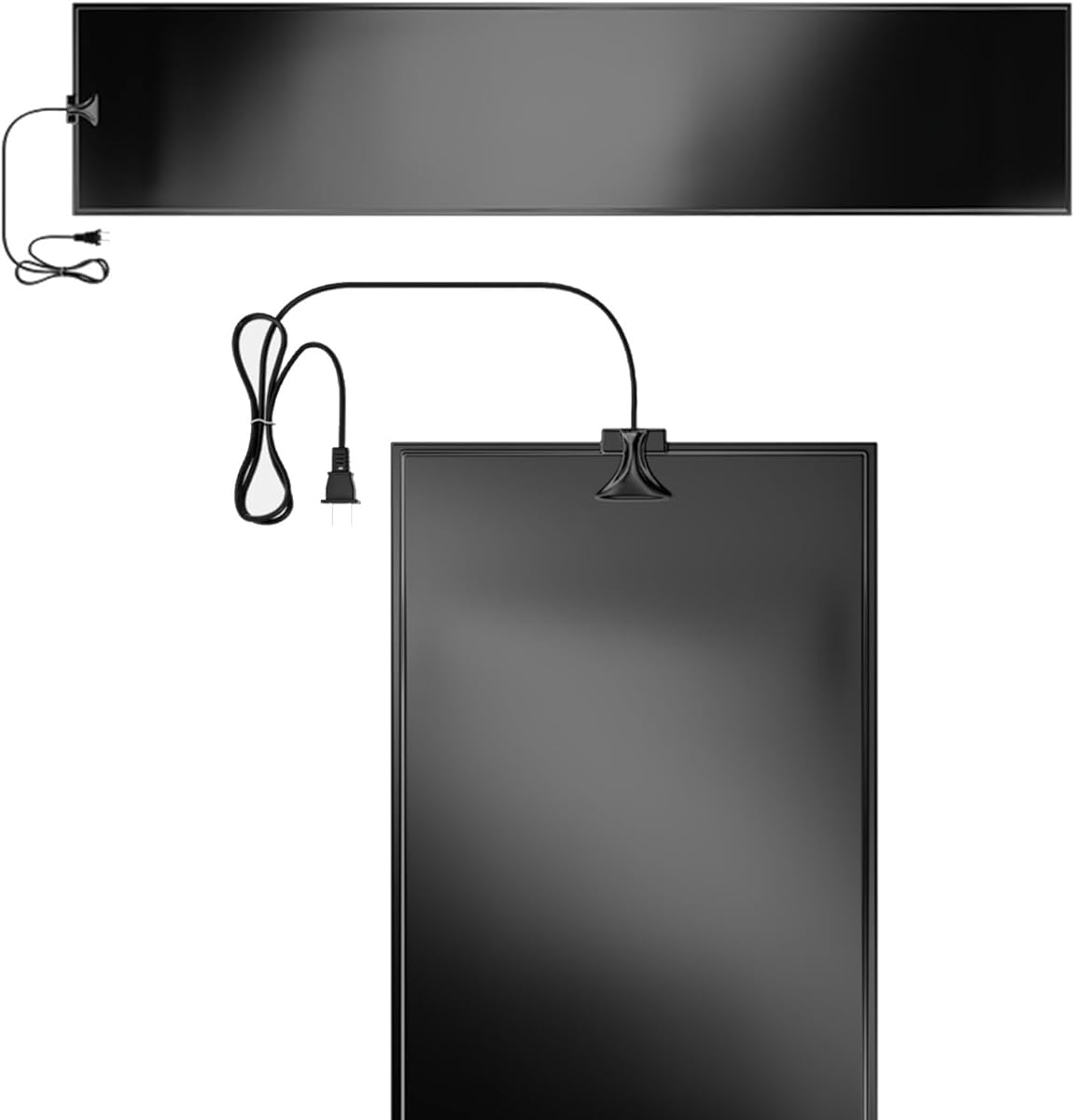 Outdoor Heated Snow Melting Mats - Fast Installation, Energy-Saving Walkway Heating, Efficient Snow Removal for Driveways and Pathways, Weather-Resistant Solution (Black C)