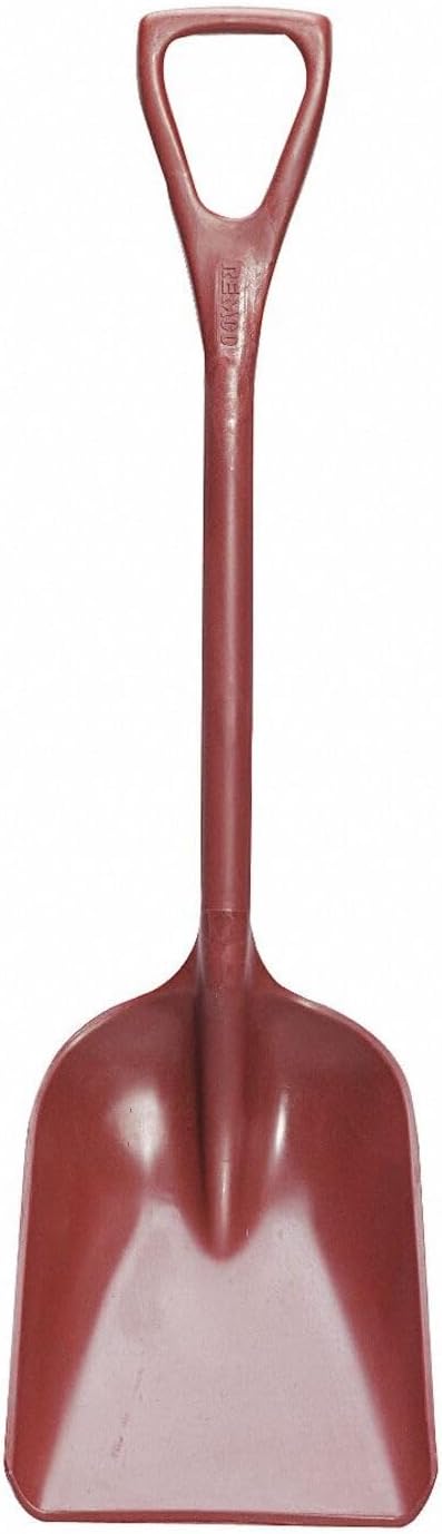 Remco 6981MD4 Red Polypropylene Metal Detectable Hygienic Shovel, Non-Sparking, 25