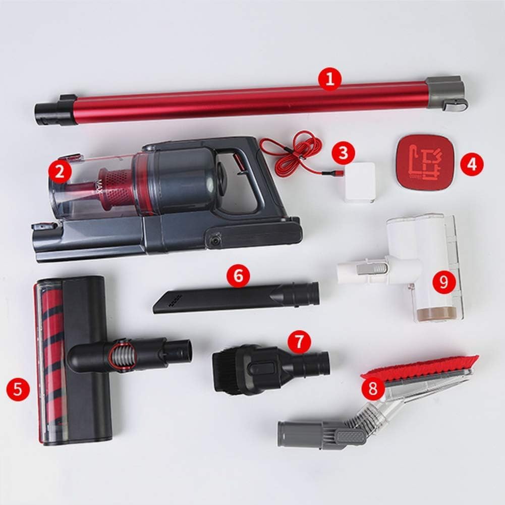 Handheld Vacuum Clean,Upright Vacuum Cleaner Cordless Vacuum Cleaner with 17KPa Powerful Suction, 2 Suction Levels, Motorised Floor Brush, Cordless Stick Vacuum Cleaner, Convert from Upright to Hand H