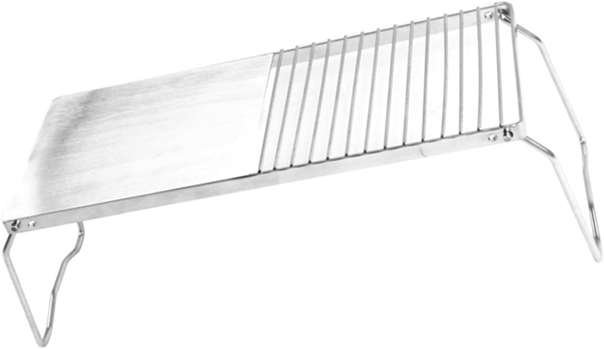 s Stainless Steel Barbecue Multipurpose Cook Equipment Outdoor Camping Folding BBQ Rack