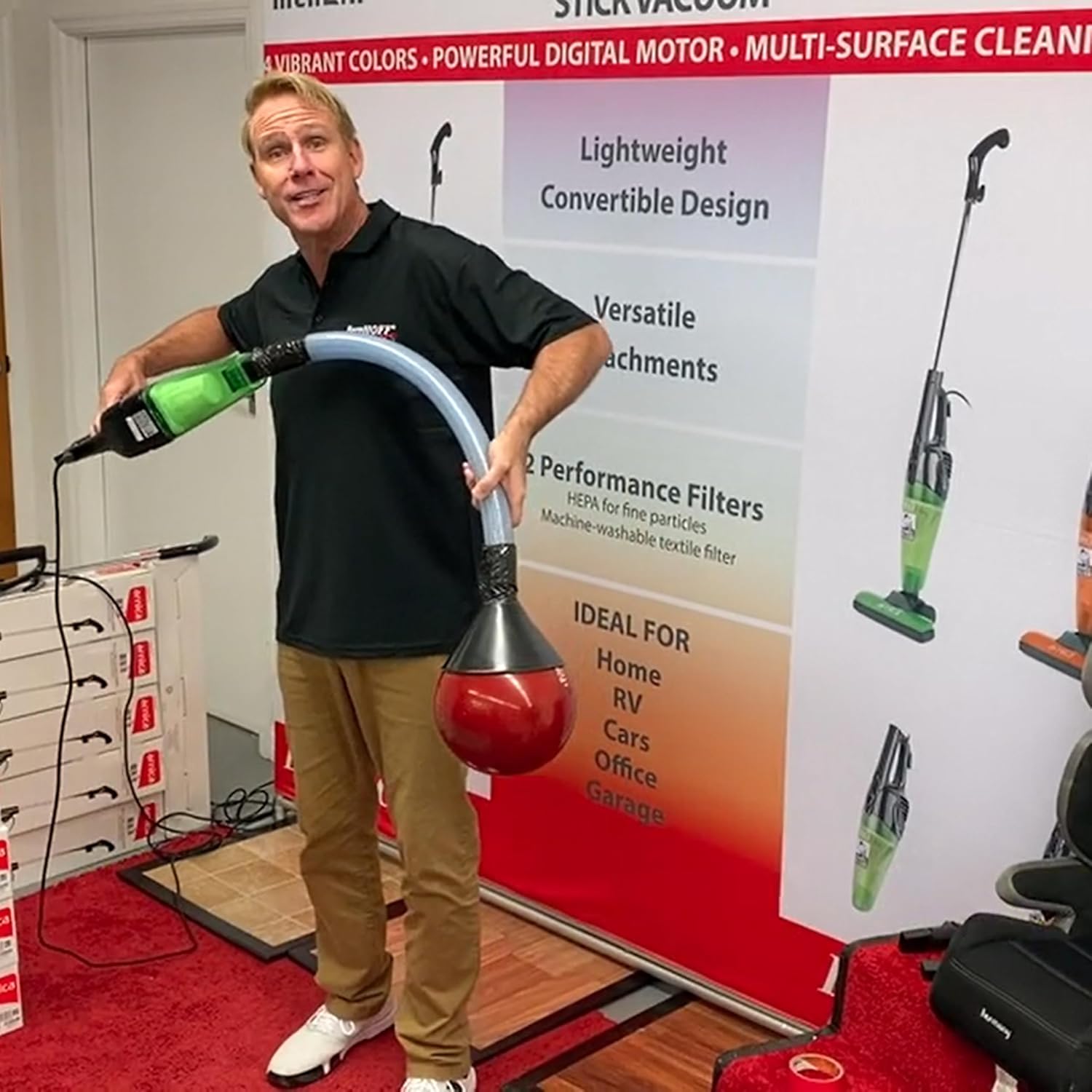 Berghoff Merlin All-in-ONE Corded Vacuum Cleaner with Tools Purple