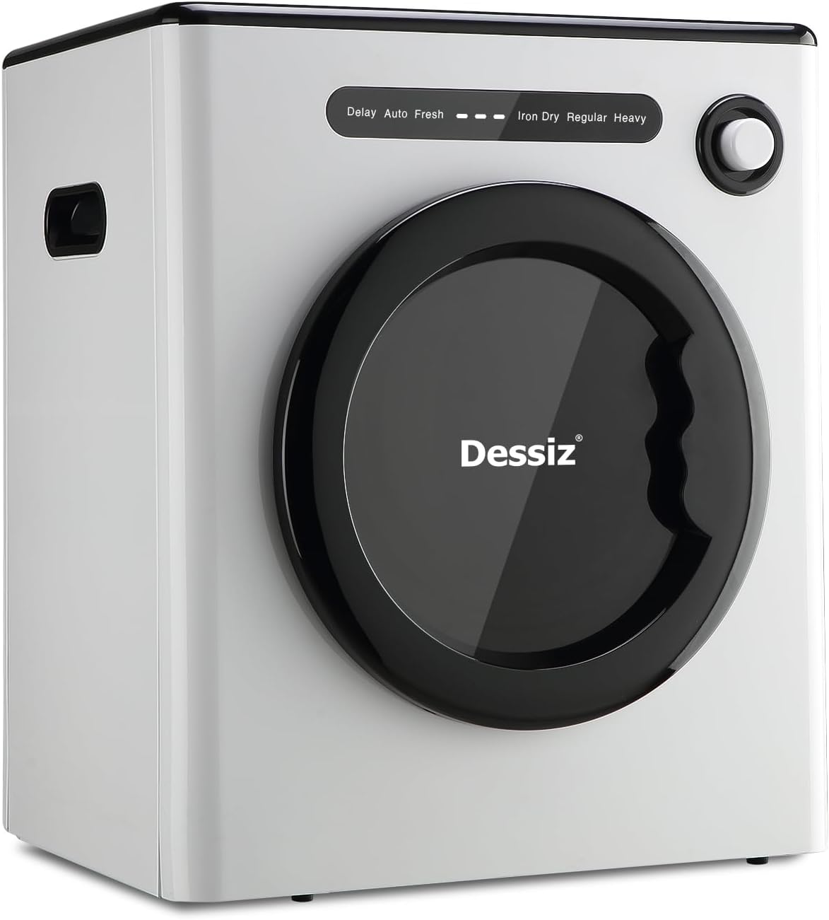 110V 970W Portable Clothes Dryer Machine, 11LBS Capacity Compact Laundry Dryer, for Small Spaces RVs&Apartments Quiet, Sturdy&Easy to Use, Supplemental Dryer for Laundry Machines Drying, White